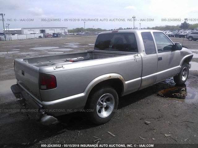 1GCCS1952Y8277161 - 2000 CHEVROLET S TRUCK S10 BEIGE photo 4