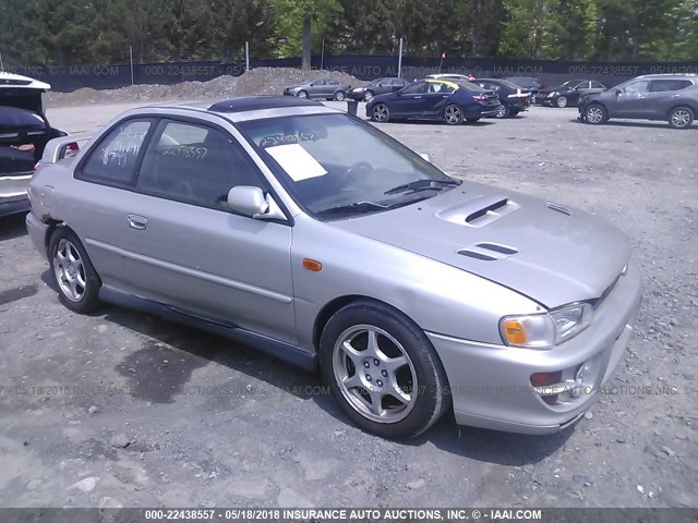 JF1GM6758YH401886 - 2000 SUBARU IMPREZA RS SILVER photo 1