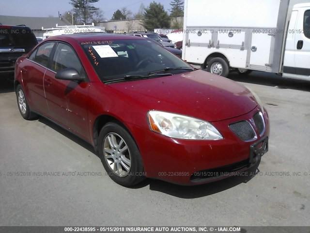 1G2ZG558864228896 - 2006 PONTIAC G6 SE1 RED photo 1