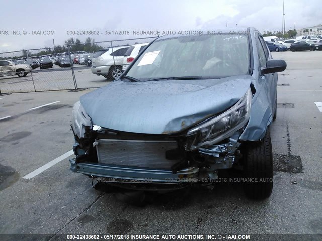 2HKRM3H41GH537798 - 2016 HONDA CR-V SE BLUE photo 6