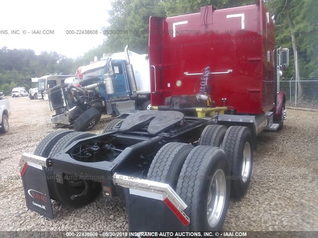 1XP5DB9X96N647433 - 2006 PETERBILT 379 RED photo 4