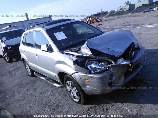 KM8JN72D16U297999 - 2006 HYUNDAI TUCSON GLS/LIMITED SILVER photo 1