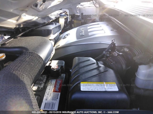 KM8JN72D16U297999 - 2006 HYUNDAI TUCSON GLS/LIMITED 银色 照片 10