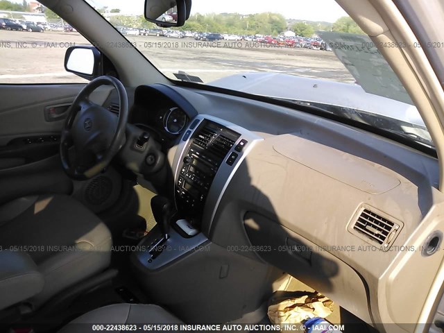 KM8JN72D16U297999 - 2006 HYUNDAI TUCSON GLS/LIMITED SILVER photo 5