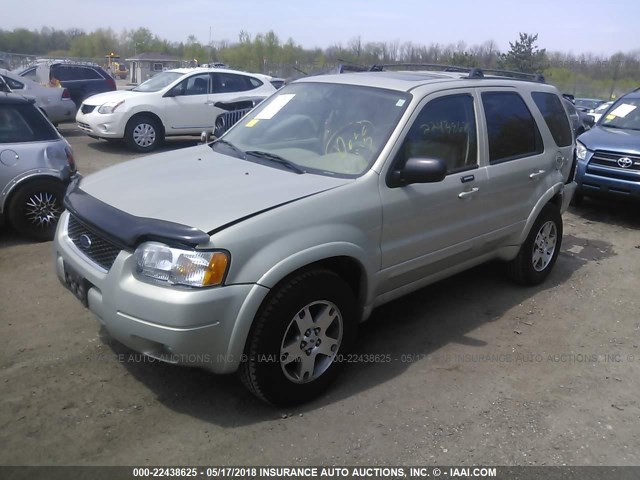 1FMCU94164KA53817 - 2004 FORD ESCAPE LIMITED GOLD photo 2