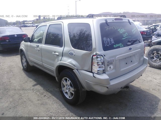 1FMCU94164KA53817 - 2004 FORD ESCAPE LIMITED GOLD photo 3