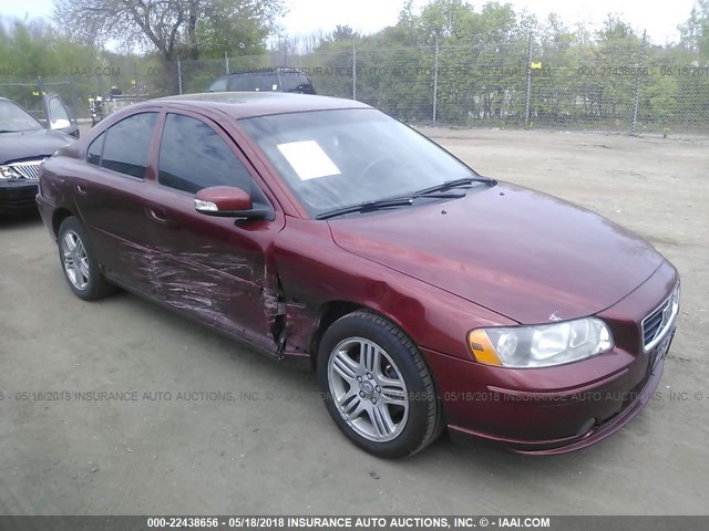 YV1RS592182698714 - 2008 VOLVO S60 2.5T RED photo 1