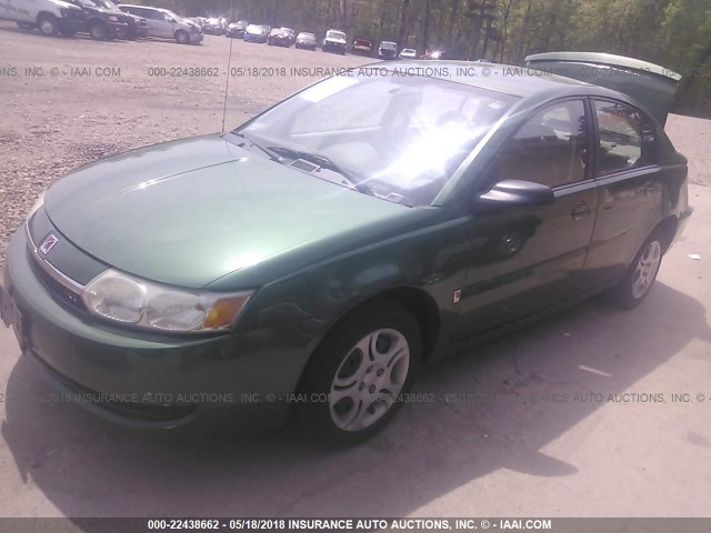 1G8AJ52F14Z172808 - 2004 SATURN ION LEVEL 2 GREEN photo 2