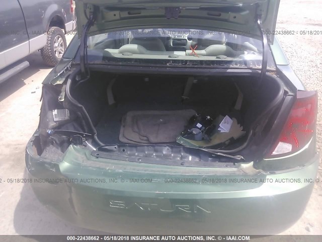 1G8AJ52F14Z172808 - 2004 SATURN ION LEVEL 2 Yaşıl foto 6