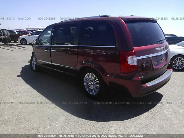 2C4RC1JG1GR112354 - 2016 CHRYSLER TOWN & COUNTRY LIMITED RED photo 3