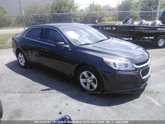 1G11B5SL6EF121132 - 2014 CHEVROLET MALIBU LS GRAY photo 1