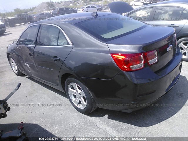 1G11B5SL6EF121132 - 2014 CHEVROLET MALIBU LS GRAY photo 3