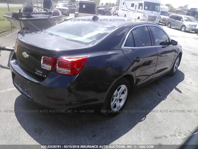 1G11B5SL6EF121132 - 2014 CHEVROLET MALIBU LS GRAY photo 4