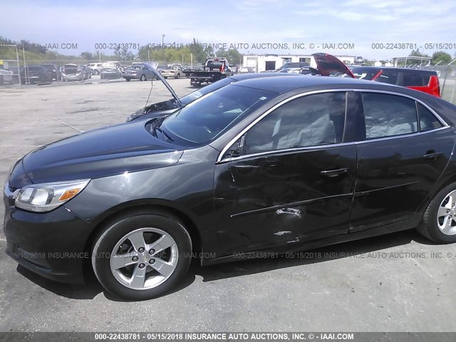 1G11B5SL6EF121132 - 2014 CHEVROLET MALIBU LS GRAY photo 6