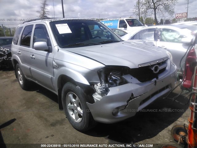 4F2YZ96115KM54184 - 2005 MAZDA TRIBUTE S SILVER photo 1