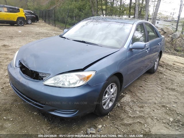 4T1BF32K64U573681 - 2004 TOYOTA CAMRY LE/XLE/SE 蓝色 照片 2