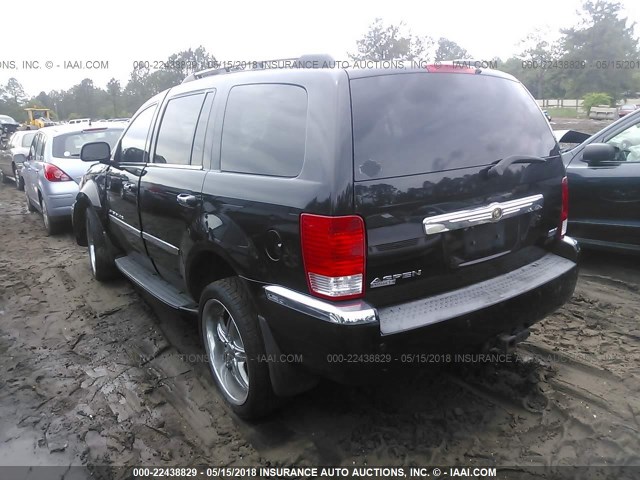 1A8HW58258F140437 - 2008 CHRYSLER ASPEN LIMITED BLACK photo 3