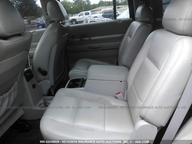 1A8HW58258F140437 - 2008 CHRYSLER ASPEN LIMITED BLACK photo 8