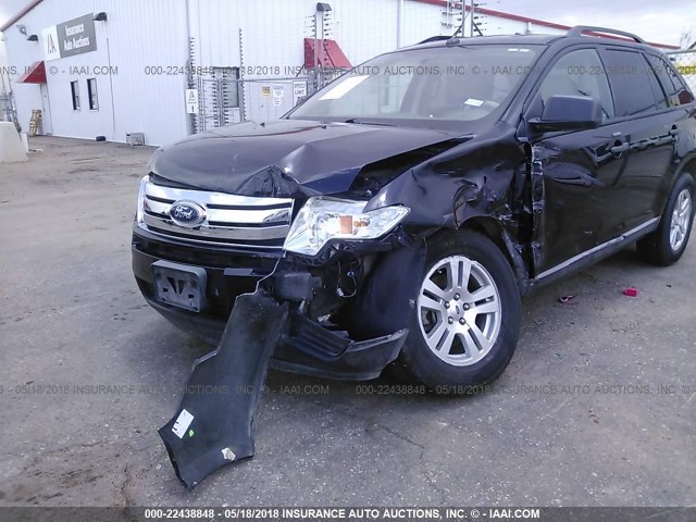 2FMDK3GC5ABB79712 - 2010 FORD EDGE SE BLACK photo 6