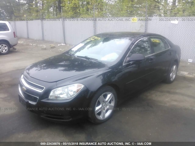 1G1ZB5E14BF330247 - 2011 CHEVROLET MALIBU LS 黑色 照片 2