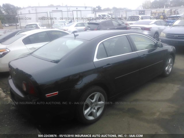 1G1ZB5E14BF330247 - 2011 CHEVROLET MALIBU LS 黑色 照片 4
