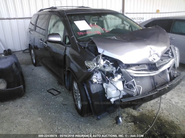 5TDYK3DC2ES517050 - 2014 TOYOTA SIENNA XLE/LIMITED GRAY photo 1