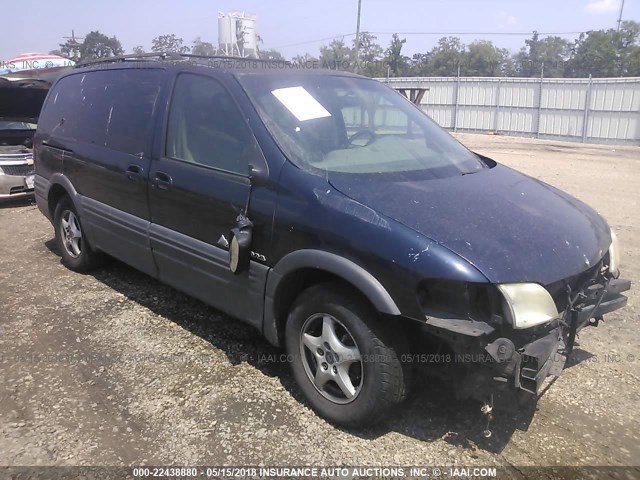 1GMDX13E11D153888 - 2001 PONTIAC MONTANA LUXURY BLUE photo 1