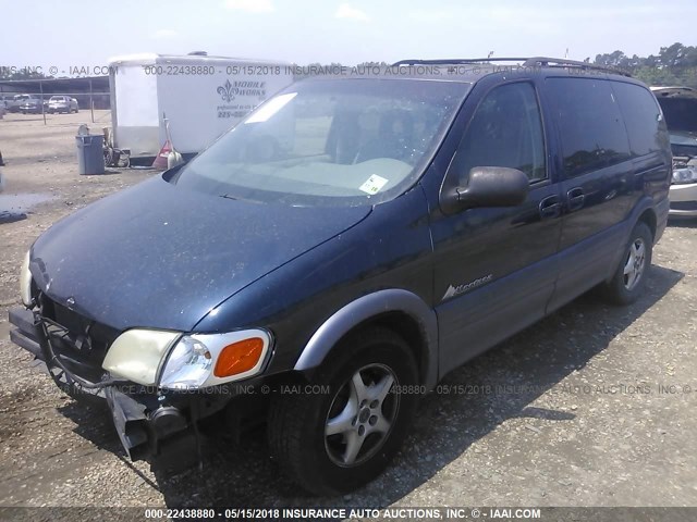 1GMDX13E11D153888 - 2001 PONTIAC MONTANA LUXURY BLUE photo 2