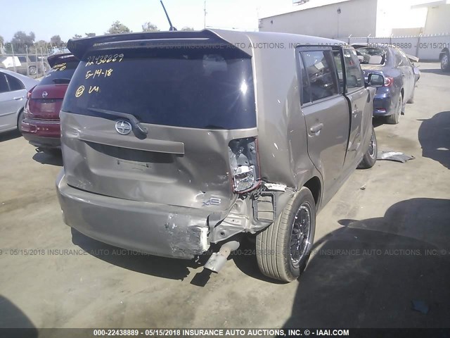 JTLZE4FE8C1142117 - 2012 TOYOTA SCION XB TAN photo 4