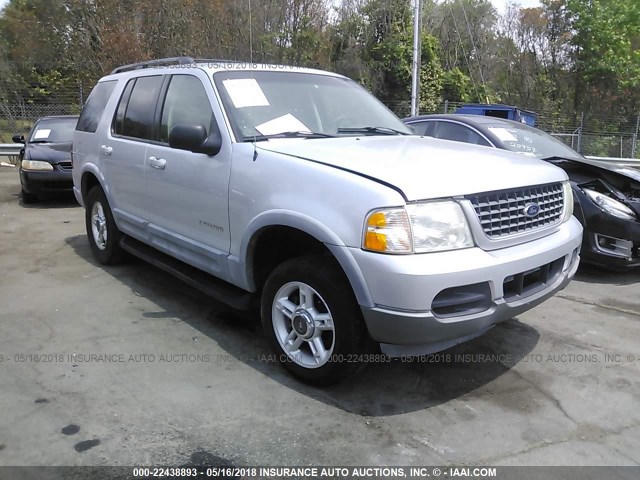 1FMZU73E92UB01637 - 2002 FORD EXPLORER XLT SILVER photo 1