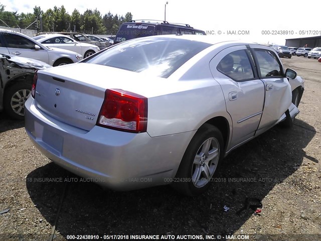 2B3CA3CV4AH108980 - 2010 DODGE CHARGER SXT SILVER photo 4