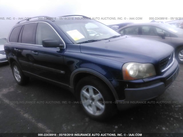 YV1CZ59HX41066378 - 2004 VOLVO XC90 BLUE photo 1