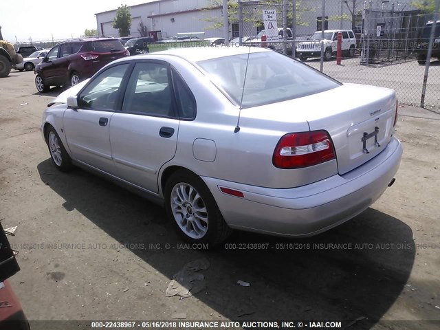 YV1VS27564F051058 - 2004 VOLVO S40 1.9T SILVER photo 3