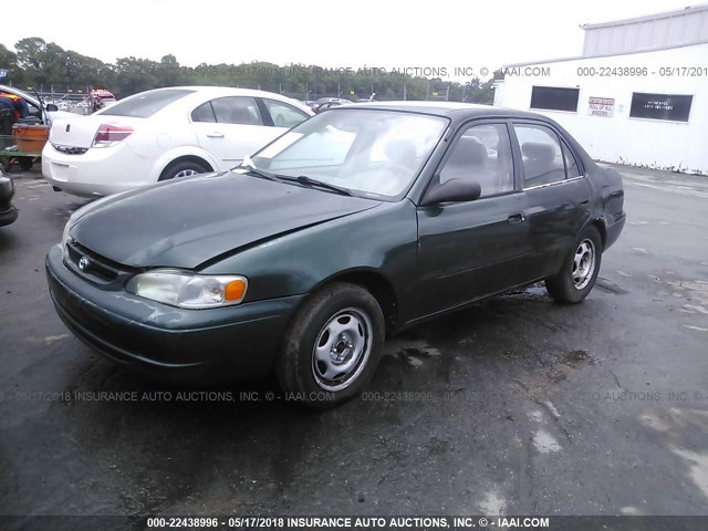 1NXBR12E8YZ368682 - 2000 TOYOTA COROLLA VE/CE/LE 绿色 照片 2