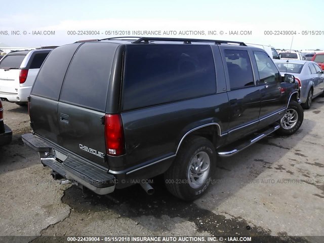 3GNFK16R3XG249292 - 1999 CHEVROLET SUBURBAN K1500 GRAY photo 4