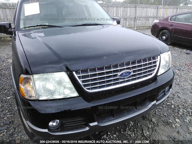 1FMZU63K85UB83493 - 2005 FORD EXPLORER XLT/XLT SPORT/NBX BLACK photo 6