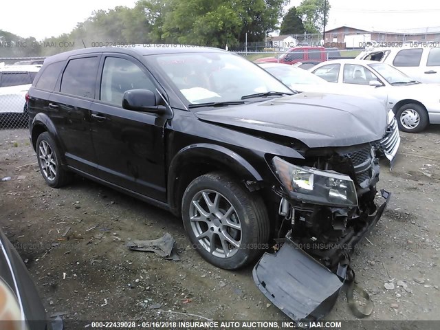 3C4PDDEG6FT536317 - 2015 DODGE JOURNEY R/T BLACK photo 1