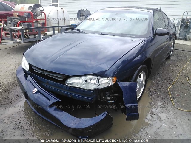 2G1WX15K819238734 - 2001 CHEVROLET MONTE CARLO SS ლურჯი ფოტო 6