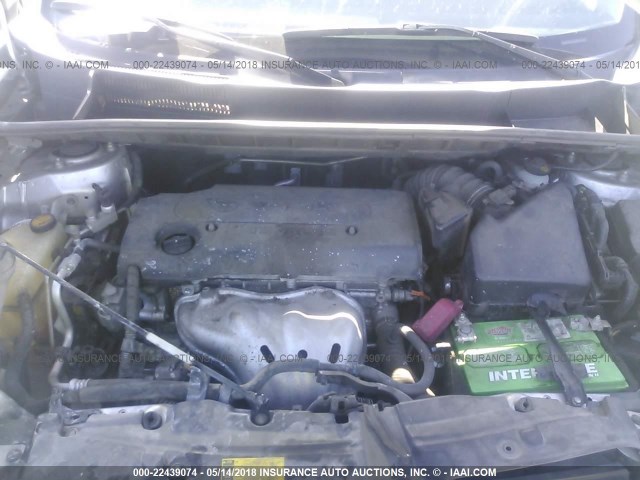 JTLZE4FE3B1122601 - 2011 TOYOTA SCION XB ვერცხლისფერი ფოტო 10