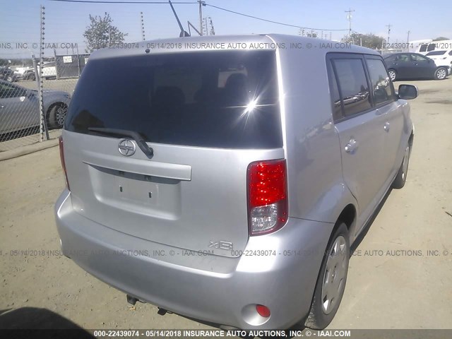 JTLZE4FE3B1122601 - 2011 TOYOTA SCION XB ვერცხლისფერი ფოტო 4