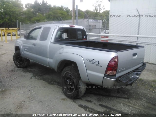 5TEUU42N26Z318152 - 2006 TOYOTA TACOMA ACCESS CAB Сұр фото 3