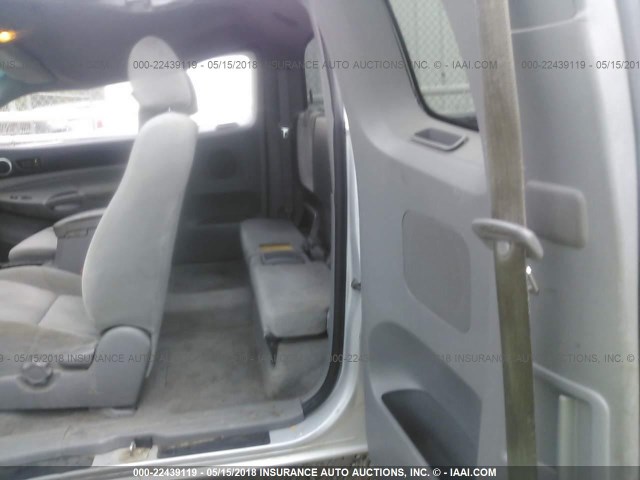 5TEUU42N26Z318152 - 2006 TOYOTA TACOMA ACCESS CAB Сұр фото 8