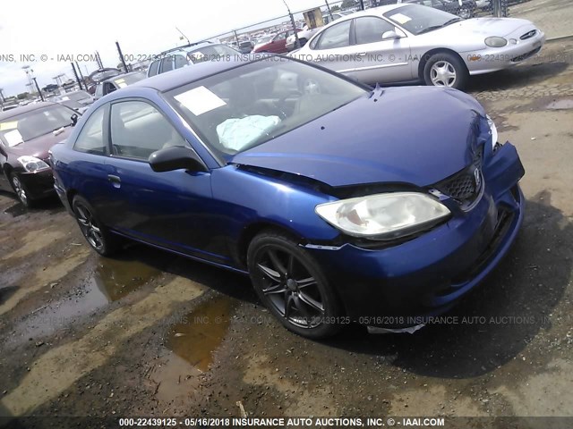 1HGEM21164L034933 - 2004 HONDA CIVIC DX VP Mavi foto 1