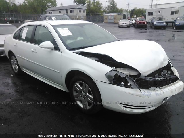 2G1WB5E34E1120098 - 2014 CHEVROLET IMPALA LIMITED LT WHITE photo 1