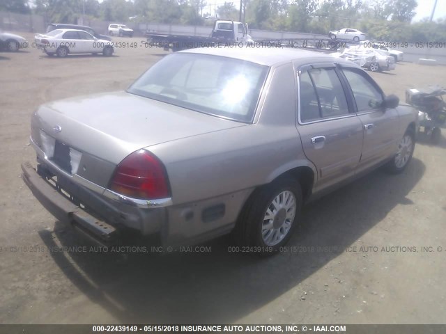 2FAFP74W43X162660 - 2003 FORD CROWN VICTORIA LX GRAY photo 4