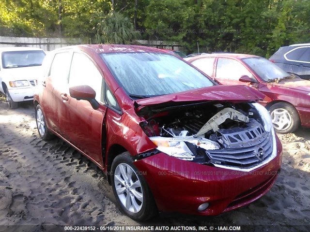 3N1CE2CP4FL388979 - 2015 NISSAN VERSA NOTE S/S PLUS/SV/SL/SR RED photo 1