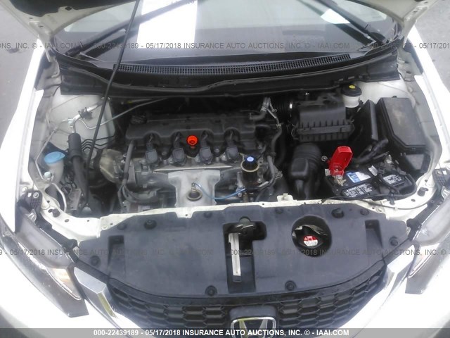 19XFB2F9XDE200080 - 2013 HONDA CIVIC EXL Ağ foto 10