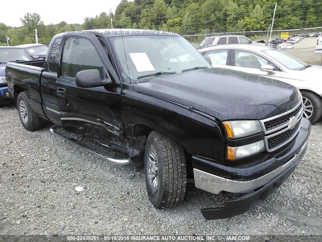 1GCEC19Z07Z166156 - 2007 CHEVROLET SILVERADO C1500 CLASSIC BLACK photo 1