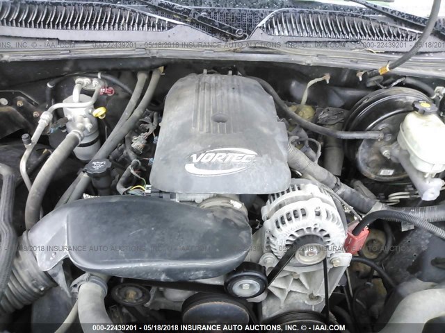 1GCEC19Z07Z166156 - 2007 CHEVROLET SILVERADO C1500 CLASSIC BLACK photo 10