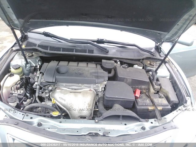 4T1BF3EK7BU633590 - 2011 TOYOTA CAMRY SE/LE/XLE GREEN photo 10